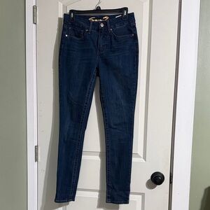 Seven7 Jeans Dark Blue Hugh Rise Skinny Jeans